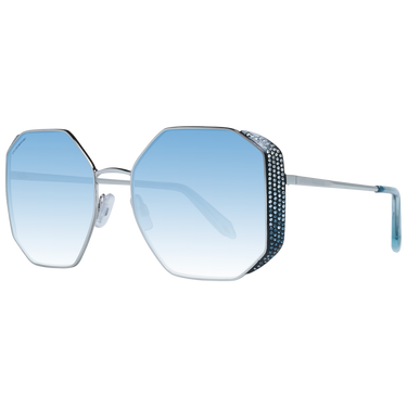 Elegant Silver Trapezium Sunglasses
